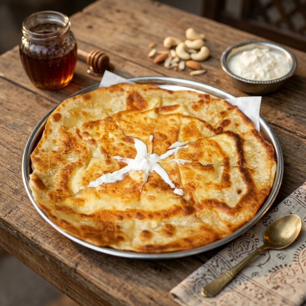 Honey Malai Paratha